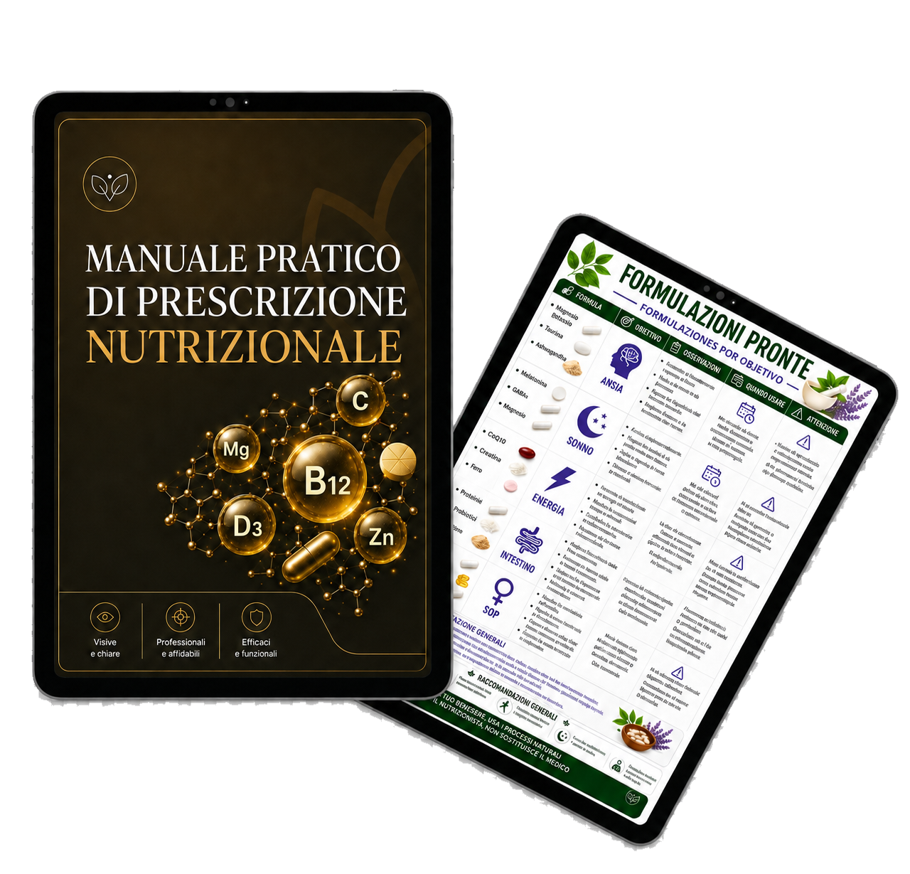 Manuale e tabelle di prescrizione nutrizionale