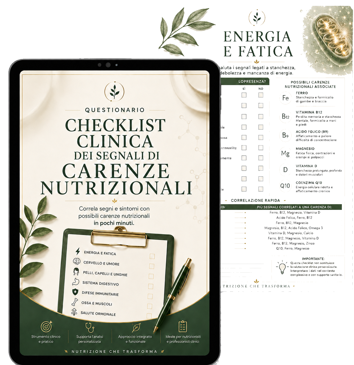 Checklist Clinica dei Segnali di Carenze Nutrizionali