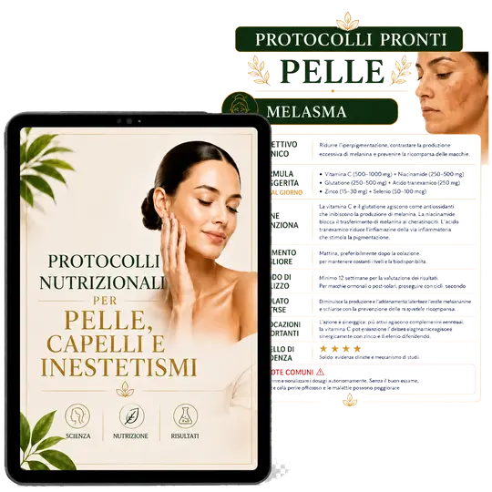 Protocolli Nutrizionali per Pelle, Capelli e Inestetismi