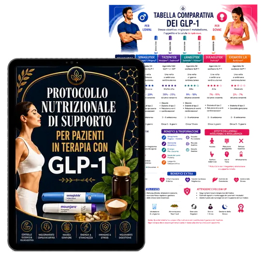 Protocollo Nutrizionale di Supporto per Pazienti in Terapia con GLP-1