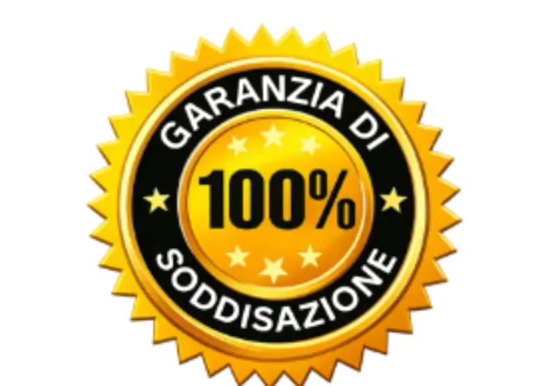 Garanzia 100% soddisfazione