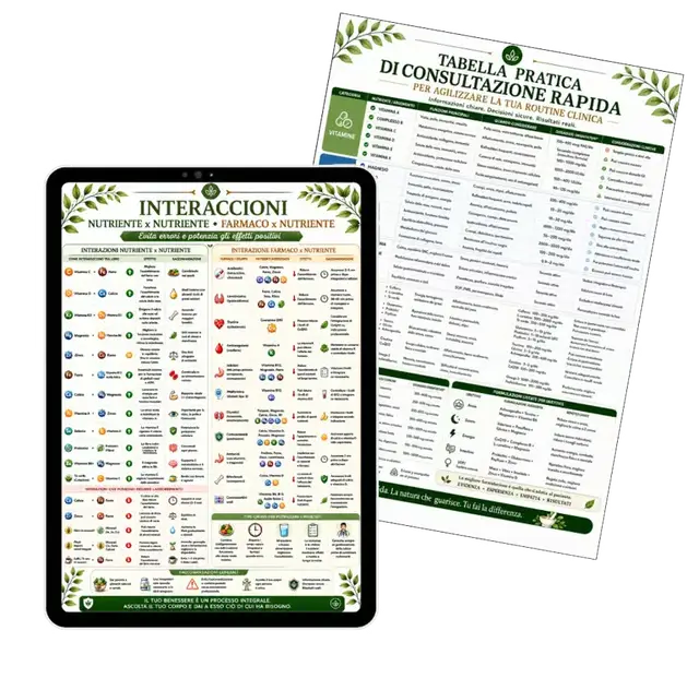 Tabelle cliniche di consultazione rapida e interazioni